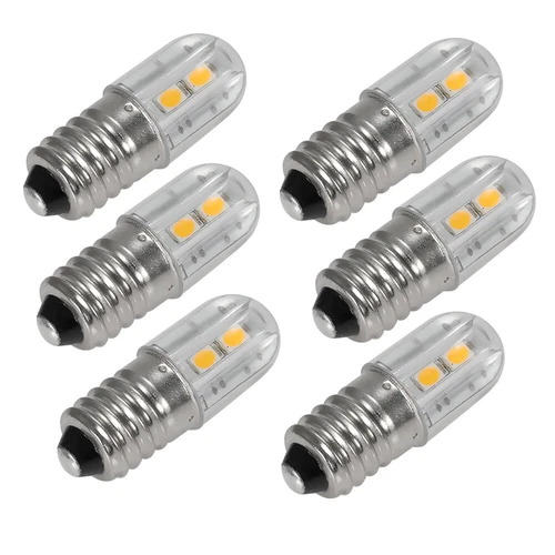 E10 6V AC DC 2W LED Schraubsockel Birne Leuchtmittel Lampe Leuchte Glühbirne - Bild 16 von 22