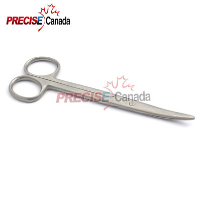 PRECISE CANADA Mayo Dissecting Scissors 5 1/2'' Curved Stainless Steel Blunt
