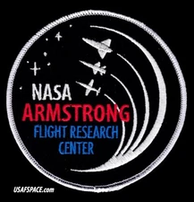 ORIGINAL NASA ARMSTRONG FLIGHT RESEARCH CENTER DRYDEN USAF SPACE PATCH
