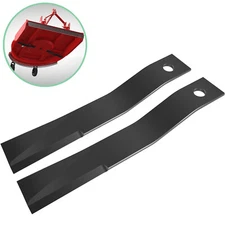 7556 Rotary Cutter Blades 27" x3/4" Lawn Mower Blades For Bush Hog (2 Blade Set)