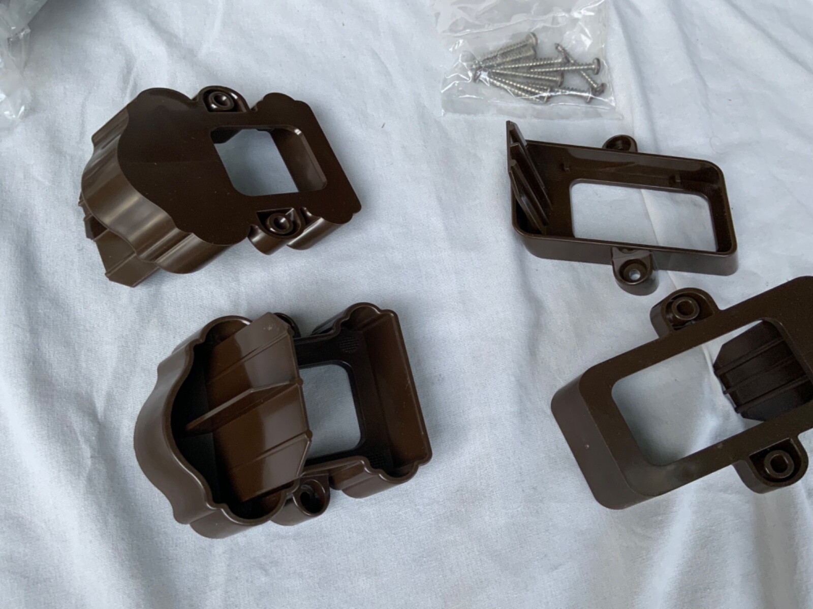 Lot Of 3 Fiberon Classic Stair Rail Brackets 2 pack 774160 774174