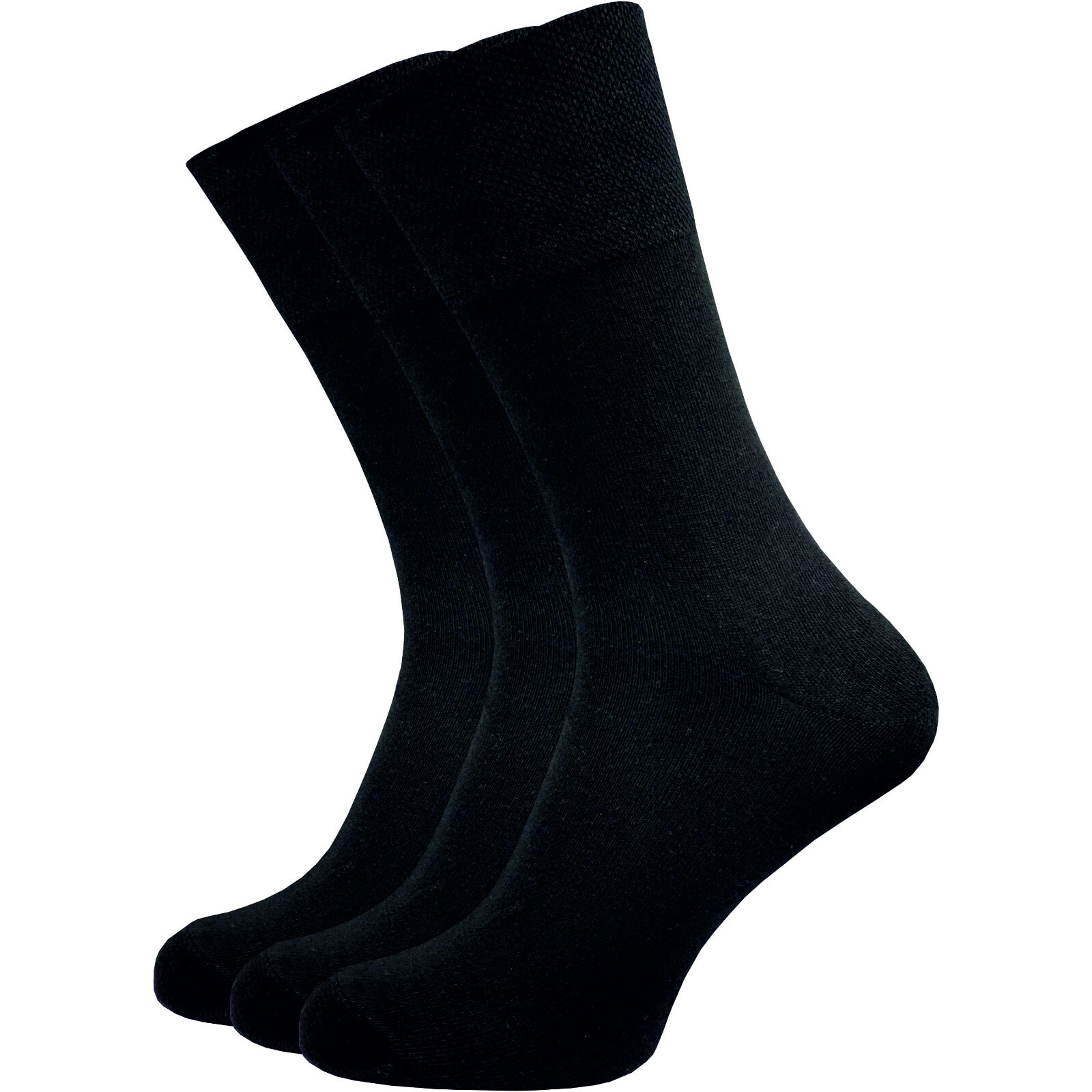 12 Paar Herren Socken Business Baumwolle Strümpfe schwarz Ansicht 2