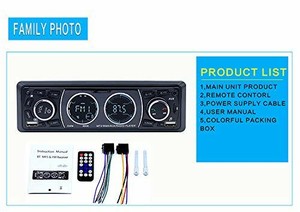 Car Stereo Bluetooth Receiver Car Radio Fm Wma Mp3 Stereo Player