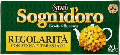 STAR Sogni d'oro Tisana Regolarità,Kräutertee Senna und Löwenzahn,20 Filtern