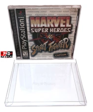 10 PLAYSTATION ONE  & CD SINGLE JEWEL CASE PROTECTIVE SLEEVE BOX PROTECTOR CLEAR