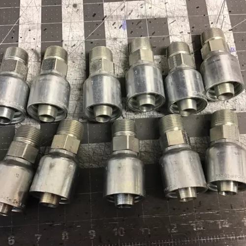 Parker Hydraulic(Lot Of 11) P43-12-R1-R2-R3-R4-R9-OD8D (LMP76P)