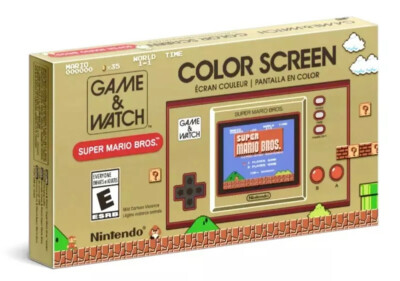 Nintendo Game and Watch Super Mario Bros Electronic Handheld NEW In Hand Sale