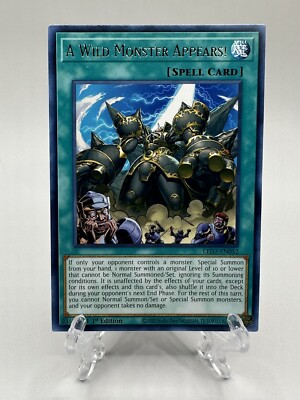 🔥Yu-Gi-Oh TCG-A Wild Monster Appears!-LED7-EN052-1st Edition-M/NM