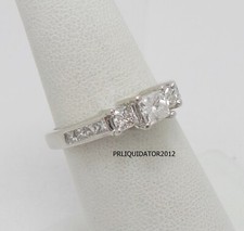 1CT Natural Diamond Anniversary Engagement Wedding Bridal Ring 14K White Gold