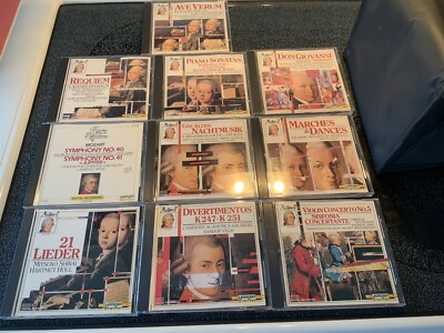 Lot Set of 10 Masters of Classical Music CDs Laserlight Mozart