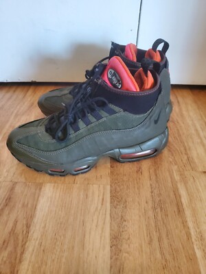 NIKE AIR MAX 95 SNEAKERBOOT DARK LODEN OLIVE GREEN 806809  display picture 2
