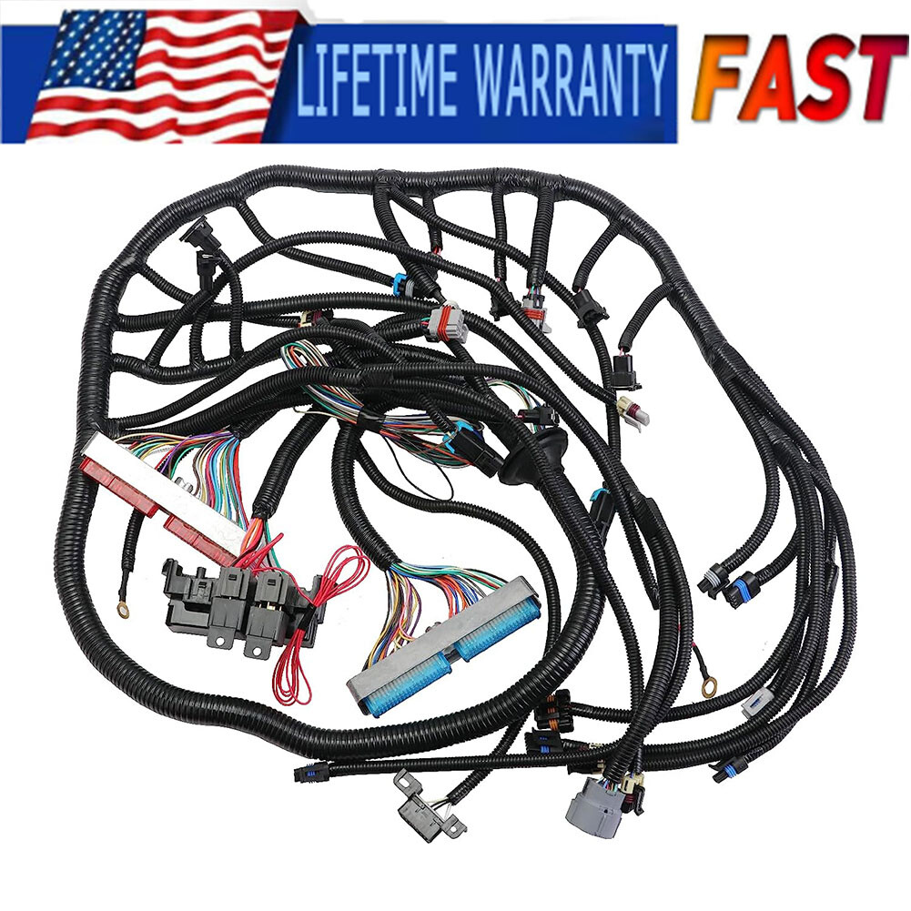 LS1-4L60E Wiring Harness Stand Alone For 1997-2006 LS SWAPS DBC 4.8 5.3 6 engine