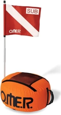 OMER - Giga Flotador Naranja/Negro, FL1260801