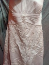 davids bridal wedding dress size 14