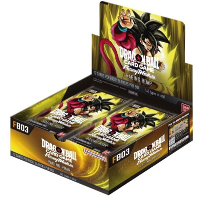 Box Fb03 Dragon Ball Super Fusion World Box Raging Roar FB-03 sealed Eng Englisch