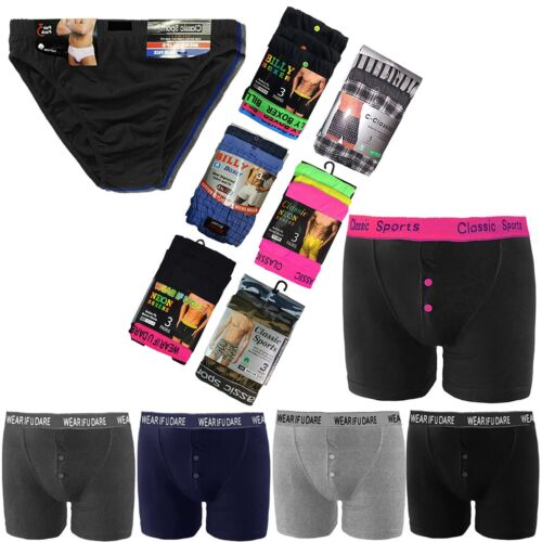  6 PAIRS MENS BOXER SEEMLESS HIPSTER NEON WAIST BAND TRUNKS - 第 1/12 張圖片