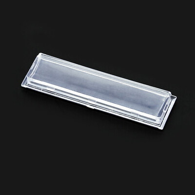 Abdeckung Namensschild Briefkasten 69x17mm Ersatz klar Namensschildabdeckung