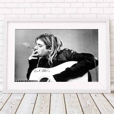 Kurt Cobain - Nirvana Music Legend Poster Picture Print - Sizes A5