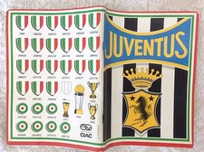 QUADERNO SCOLASTICO ANNI 80 JUVENTUS CALCIO CON STEMMA E COPPE TROFEI SCUDETTI