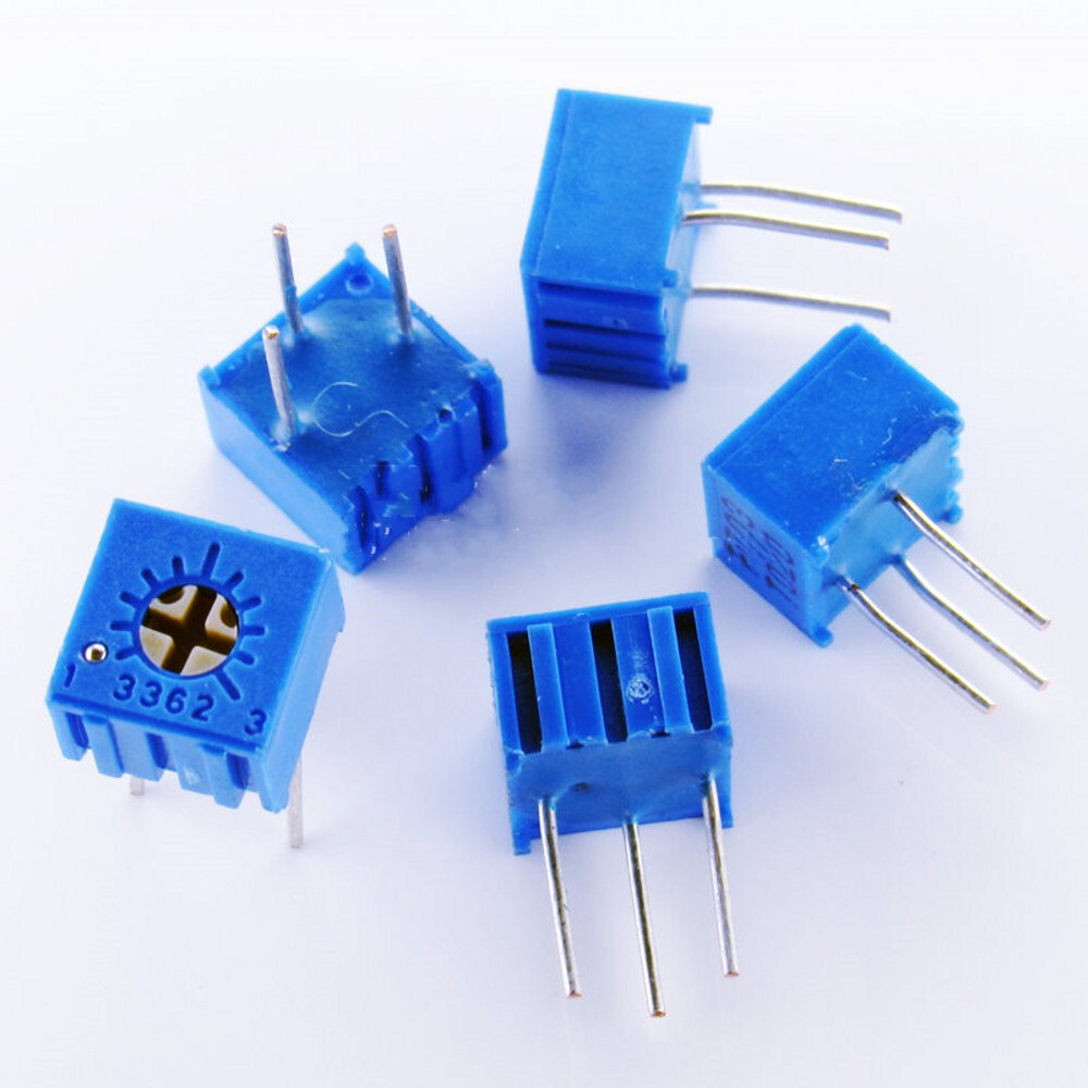 Trimming Potentiometer 3362 Top Adjustable 7mm Square Multiple