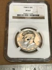 1968 S KENNEDY HALF DOLLAR NGC PF67