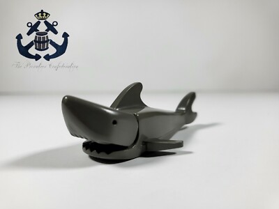 Lego 1980s Old Dark Gray Aquatic Shark - Pirates, Divers, City