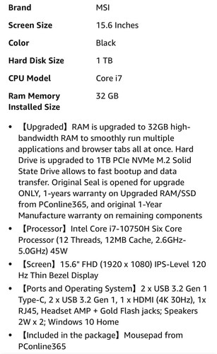 msi gaming laptop - Picture 12 of 15