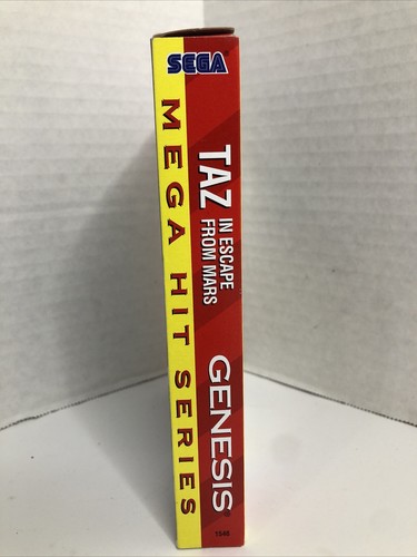 Taz in Escape From Mars Sega Genesis Complete Video Game Box CIB Looney Tunes - Picture 3 of 8