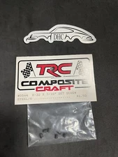 TRC Composite Craft Vintage RC Car Part # 5544 Steel 8-32 X 3/16” Set Screws (6)