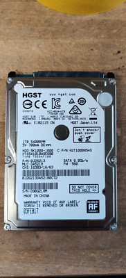 DISQUE DUR HGST 1Tb HTS541010A9E680 8Mb Cachette SATA III 2,5  Pouces