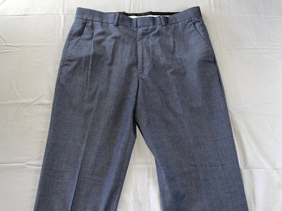 Perry Ellis Portfolio Slim Fit Flat Front Washable Dress Pants