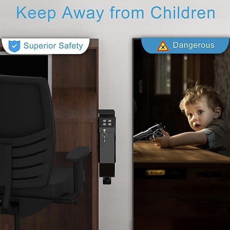 JNOSFL KEYPAD DROP DOWN GUN SAFE Model VE12K Open Box eBay