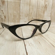 Zenni Gloss Black Cat Eye Eyeglasses FRAMES ONLY - 50-20-140