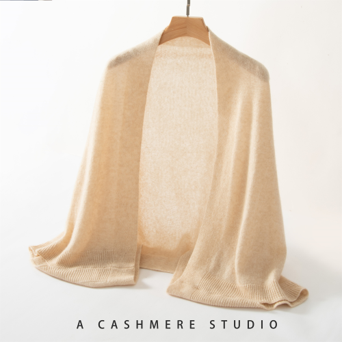 Luxury Cashmere Shawl Scarf - Warm Knitted Women's Poncho Wrap