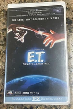 Vintage ET The Extra Terrestrial Clam Shell MINT VHS Steven Spielberg
