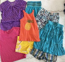 Lot of 9 Girls Clothing Size 10 GapKids Children's Place Preowned