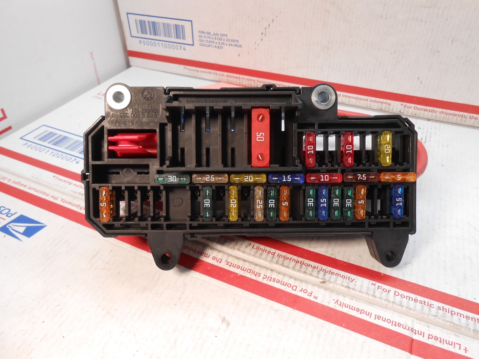 BMW TRUNK FUSE RELAY BOX 61136900583 IC 58112 Ri0473 eBay