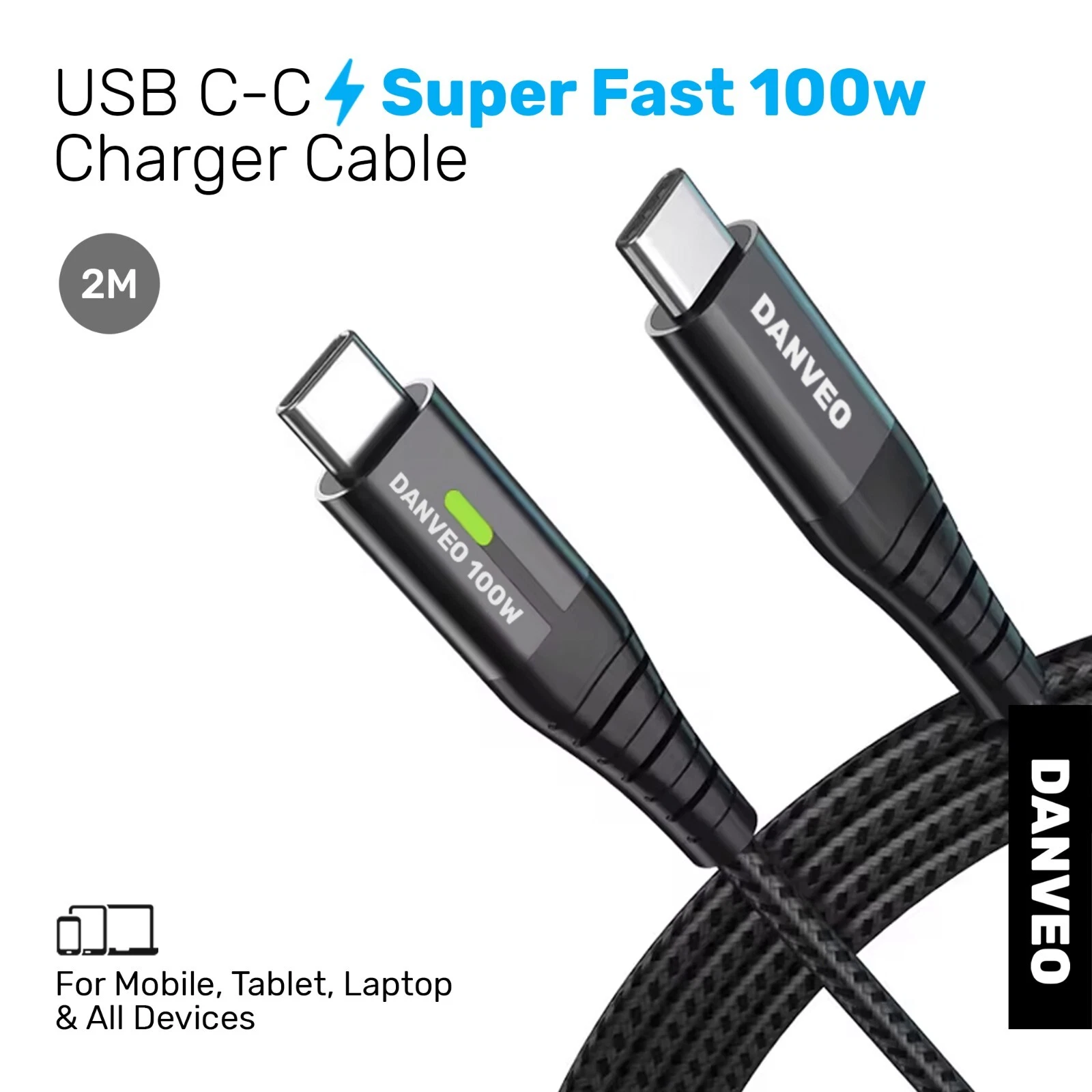 Danveo USB Charger Cable C-C
