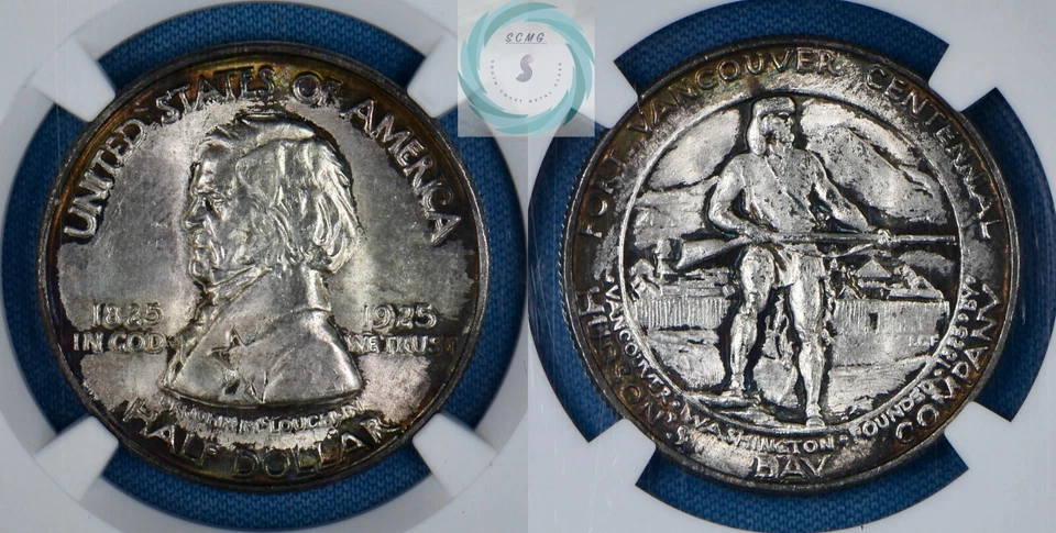 1925 Fort Vancouver Commemorative Half Dollar NGC MS 65 - Attractive Gem!!! - Image 4 of 4