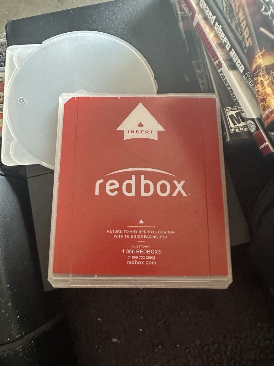 Original Redbox DVD Replacement Case Empty Hard Plastic Sleeve Red