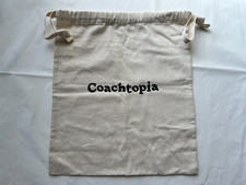 NEW Coach COACHTOPIA Drawstring Dust Bag Thick Cotton Pouch Cover 13.5 "x 16"