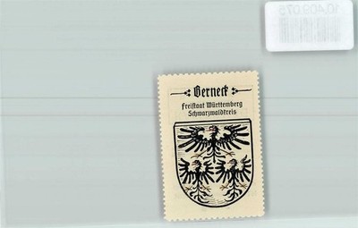 10409075 - 7272 Berneck Vignette Wappen Kaffee Hag ca 1920-1940