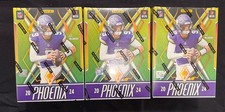 Three 2024 Panini Phoenix Football Sealed Blaster Boxes NFL Trading Cards