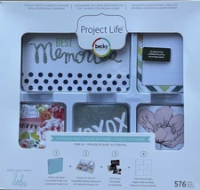 Project Life Scrapbooking Kit - September Skies Becky Higgins 576 Cards/Pieces 