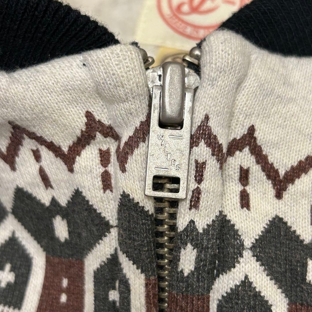 Full Count Snow Pattern Sweat FULLCOUNT ZIP Nordi… - image 9