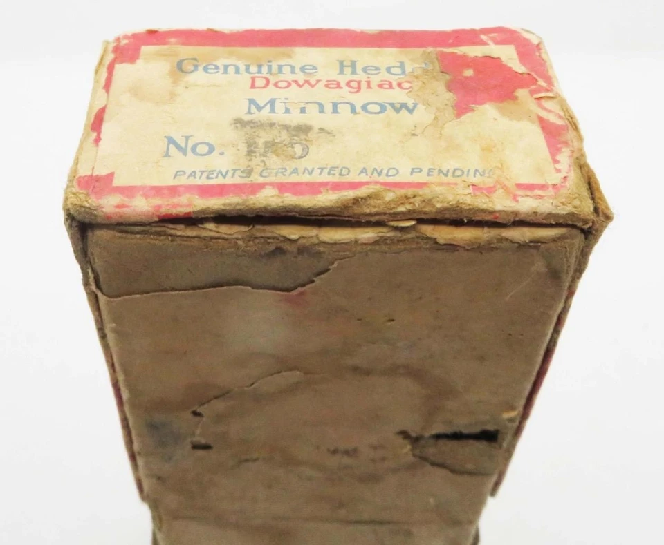 Y90) CAJA SEÑUELO DE PESCA VINTAGE HEDDON UP LEAPING 150 DOWAGIAC MINNOW SIN SEÑUELO Foto 4 de 4