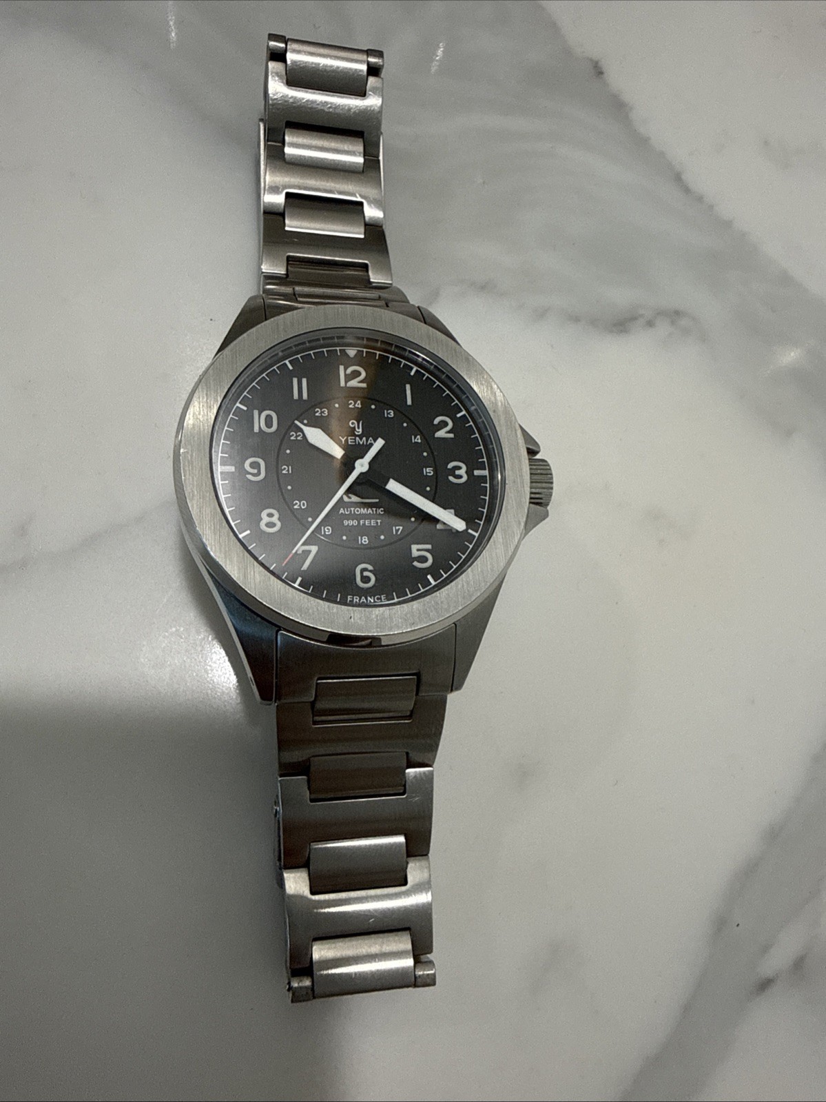 Yema Flygraf M2 Automatic Black Dial 40mm Watch