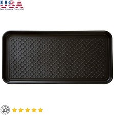 Large All-Weather Boot Tray Indoor Outdoor Durable Recycled Plastic Shoe Mat New