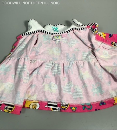Vintage Baby's 90's 2nd Street Safari Lions & Zebra Shirt Size 24M - Picture 3 of 5