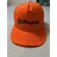 Vintage Mopar hat orange Mopar collection made in USA